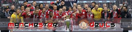 Manchester United remporte son seizième titre de champion d'Angleterre.
